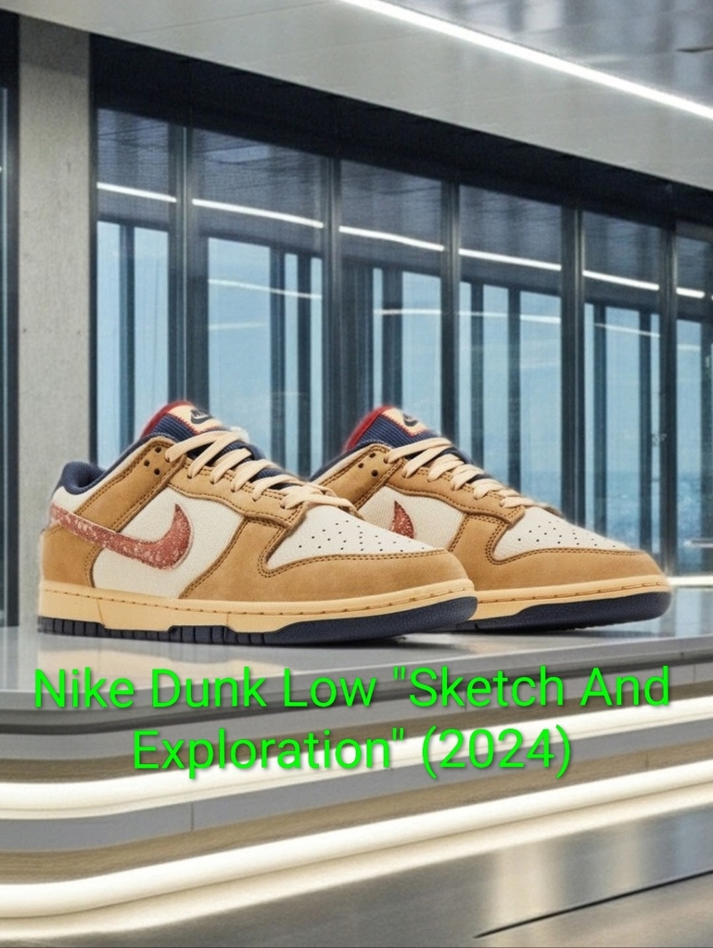Nike Dunk Low "Sketch And Exploration" Mens SZ 13 EUC